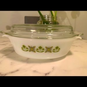 Vintage Fire King Casserole Dish w/ Lid
